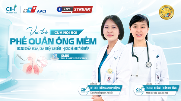 Livestream: Vai trò của nội soi phế quản trong việc điều trị bệnh lý hô hấp