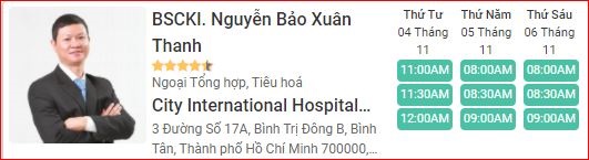 Đặt hẹn khám bệnh tại Bệnh viện Quốc tế City chỉ trong chớp mắt với Docosan