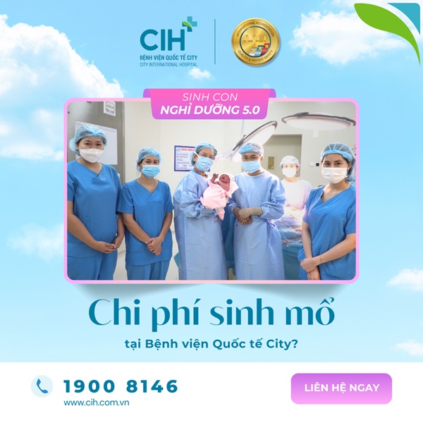 Chi phí sinh mổ tại Bệnh viện Quốc tế City?